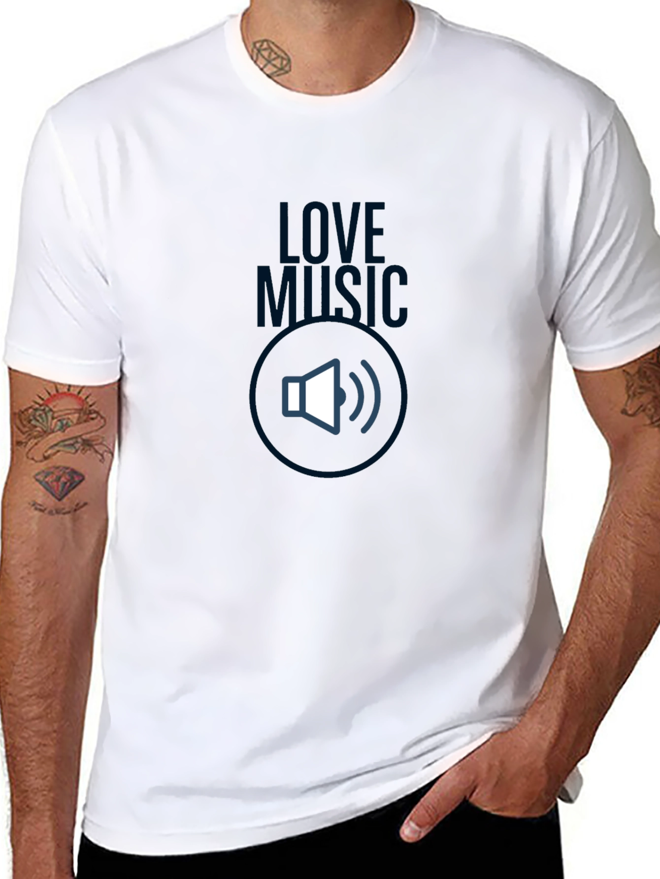 Black Love Music T-Shirt - Stylish Graphic Tee view 8