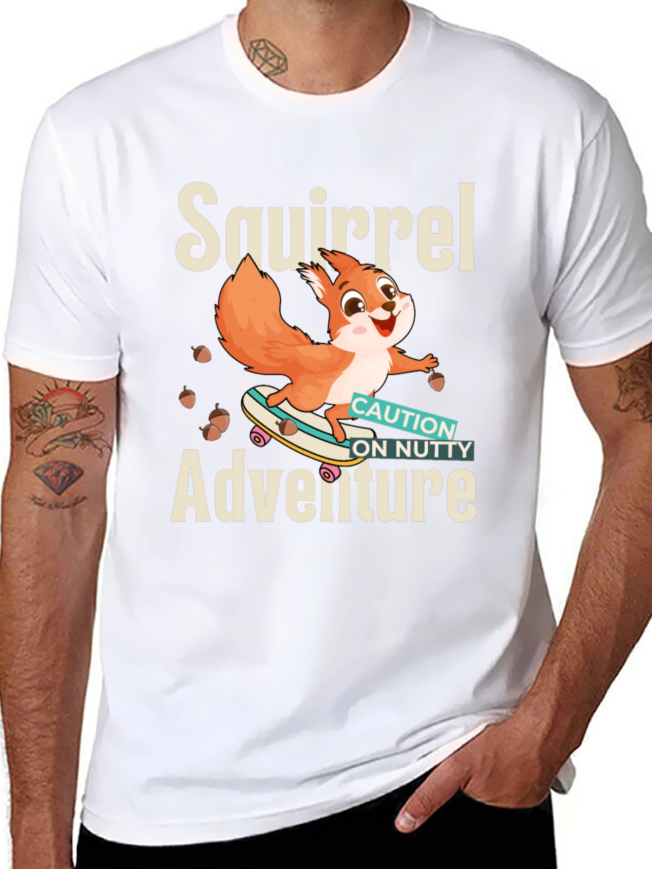 Black Squirrel Adventure T-Shirt view 8