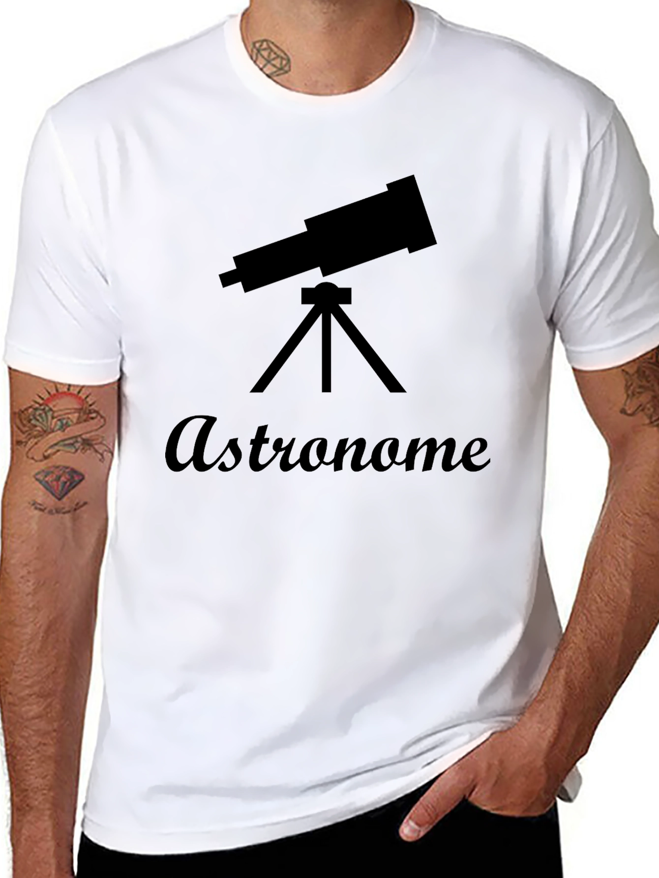 Astronome Telescope Graphic T-Shirt - 8