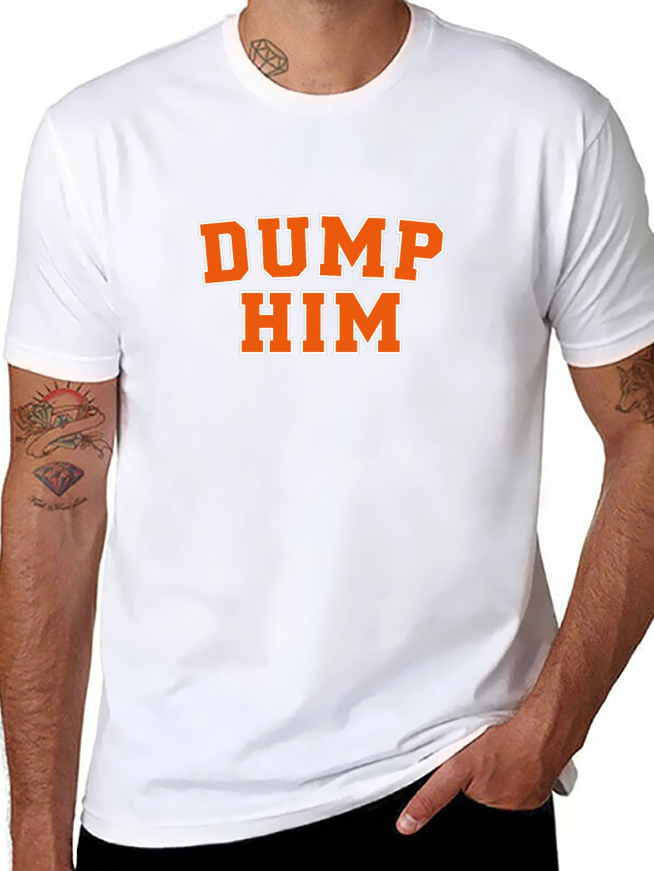 Black DUMP HIM T-Shirt view 8