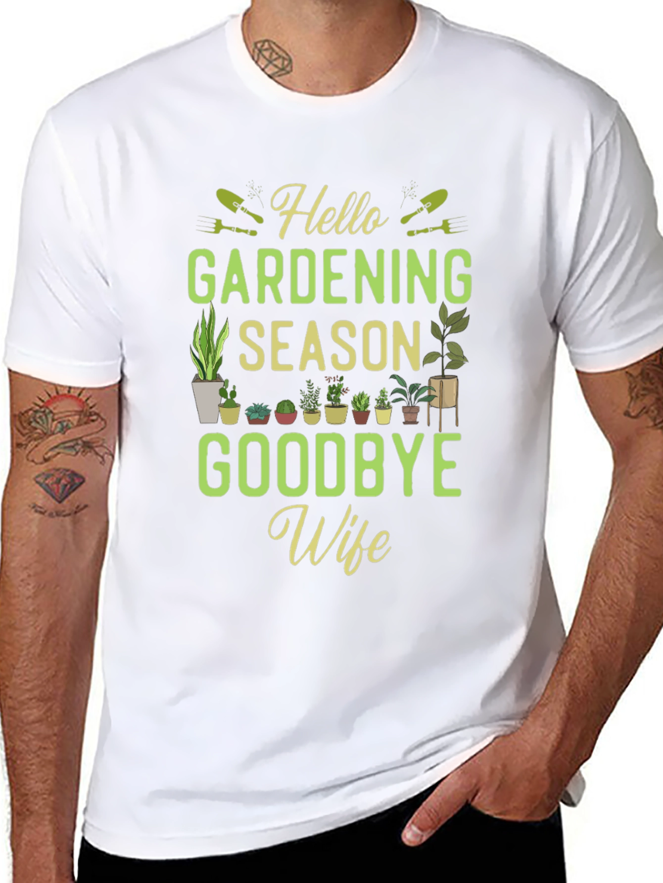 Black Gardening Season T-Shirt - Funny Gardener Gift view 8