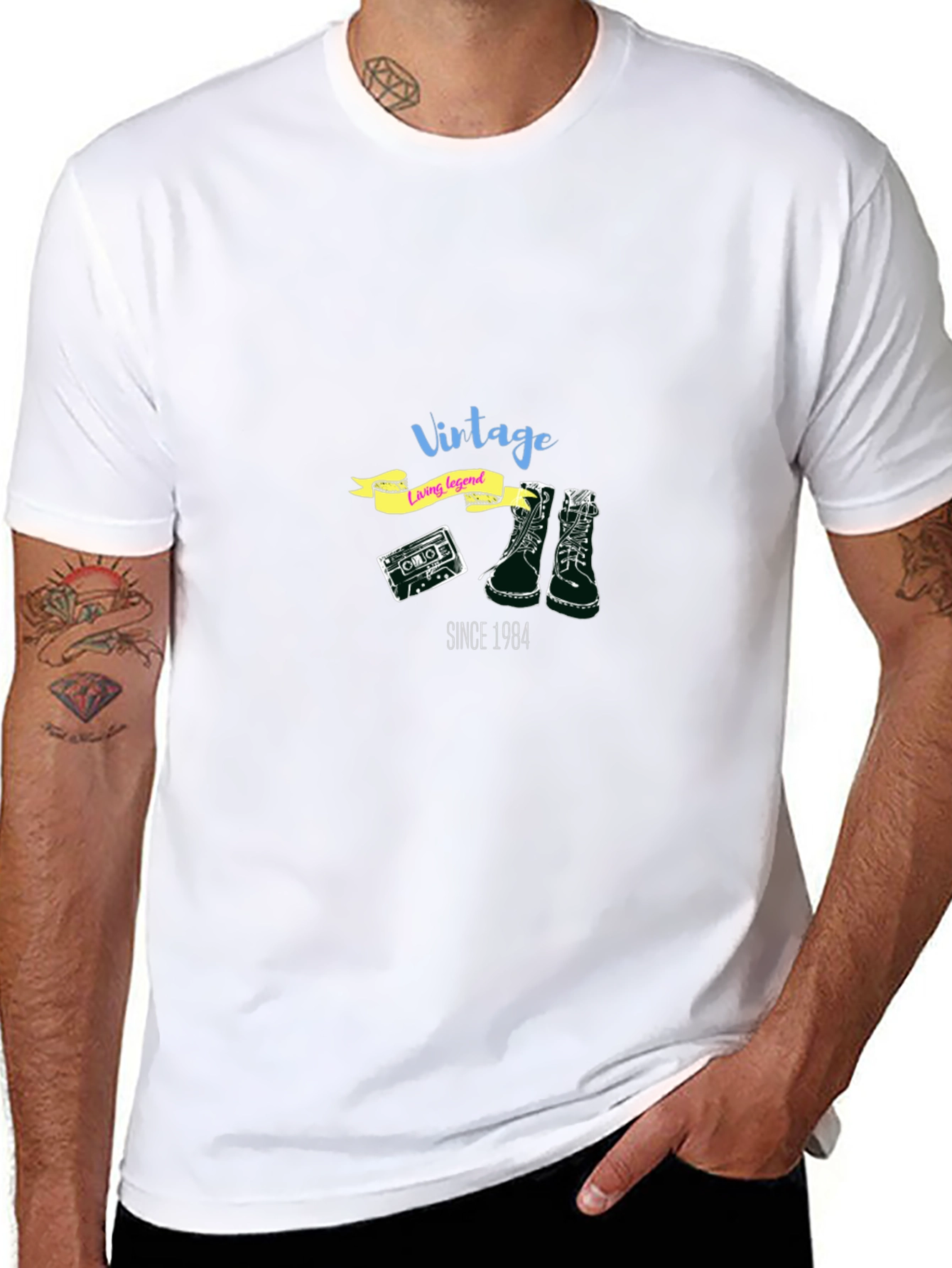 Vintage Since 1984 Graphic T-Shirt - 8