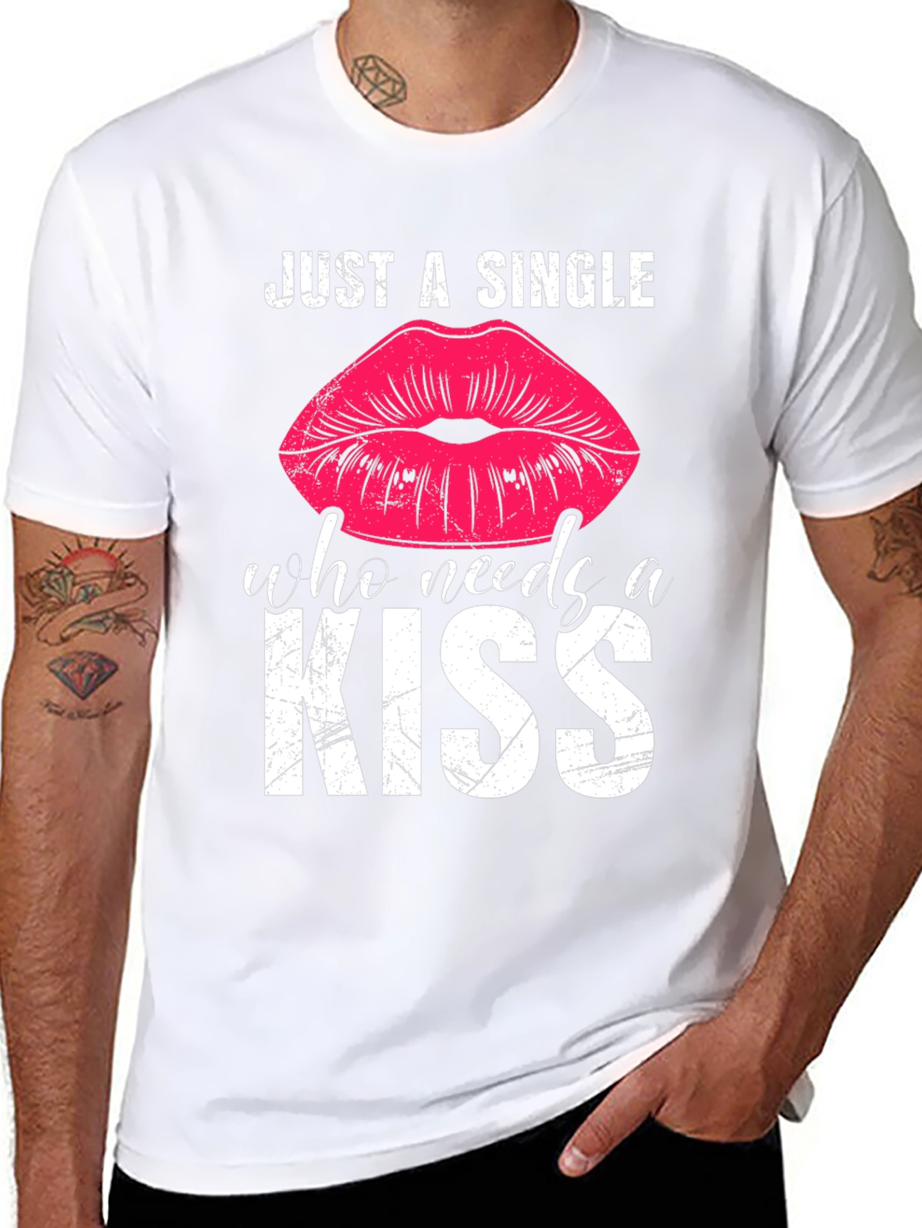 Black Single and Ready to Mingle T-Shirt view 8
