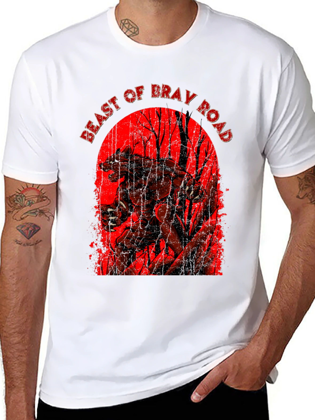 Black Beast of Bray Road T-Shirt view 8