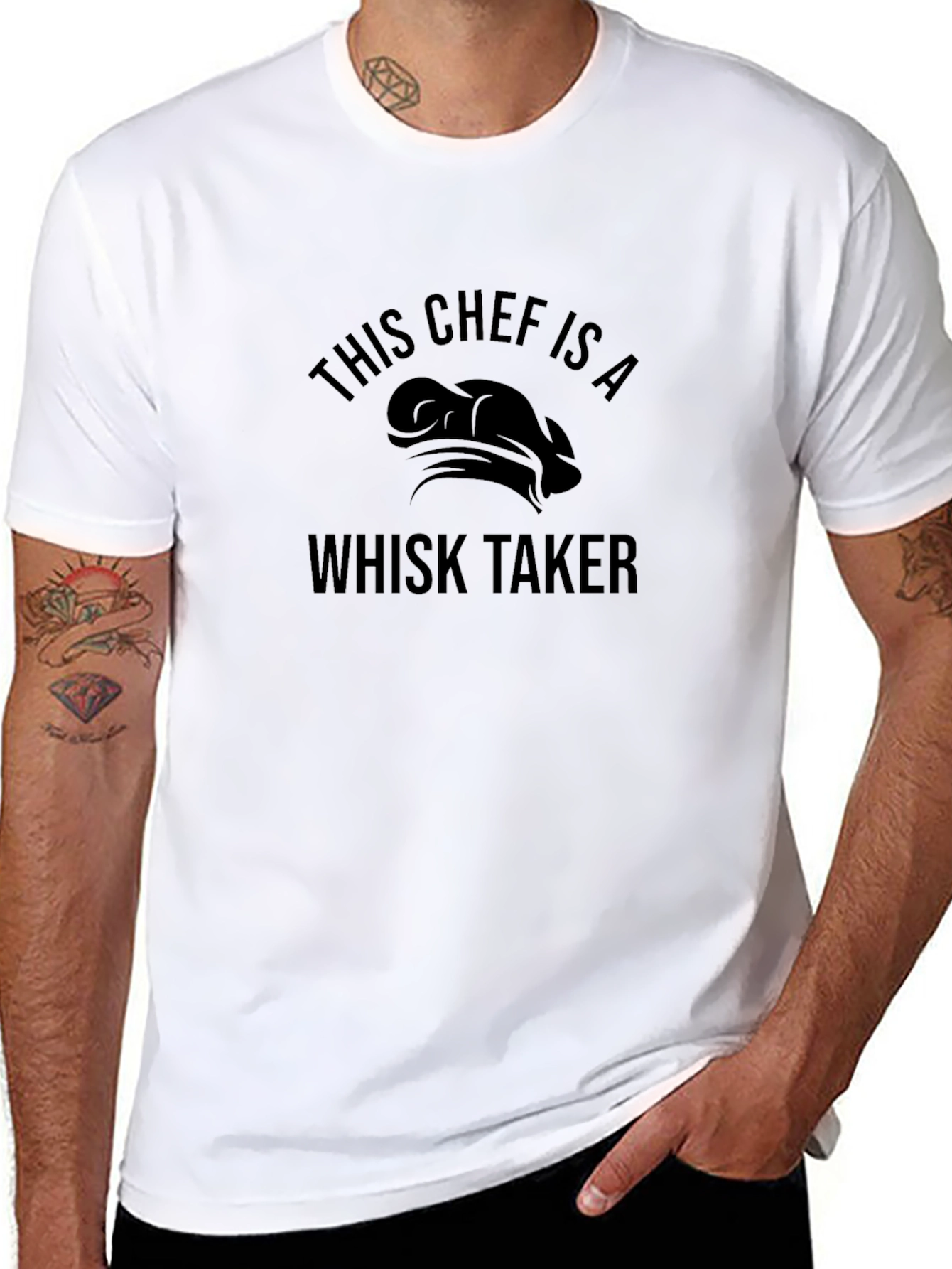 Black This Chef is a Whisk Taker T-Shirt view 8
