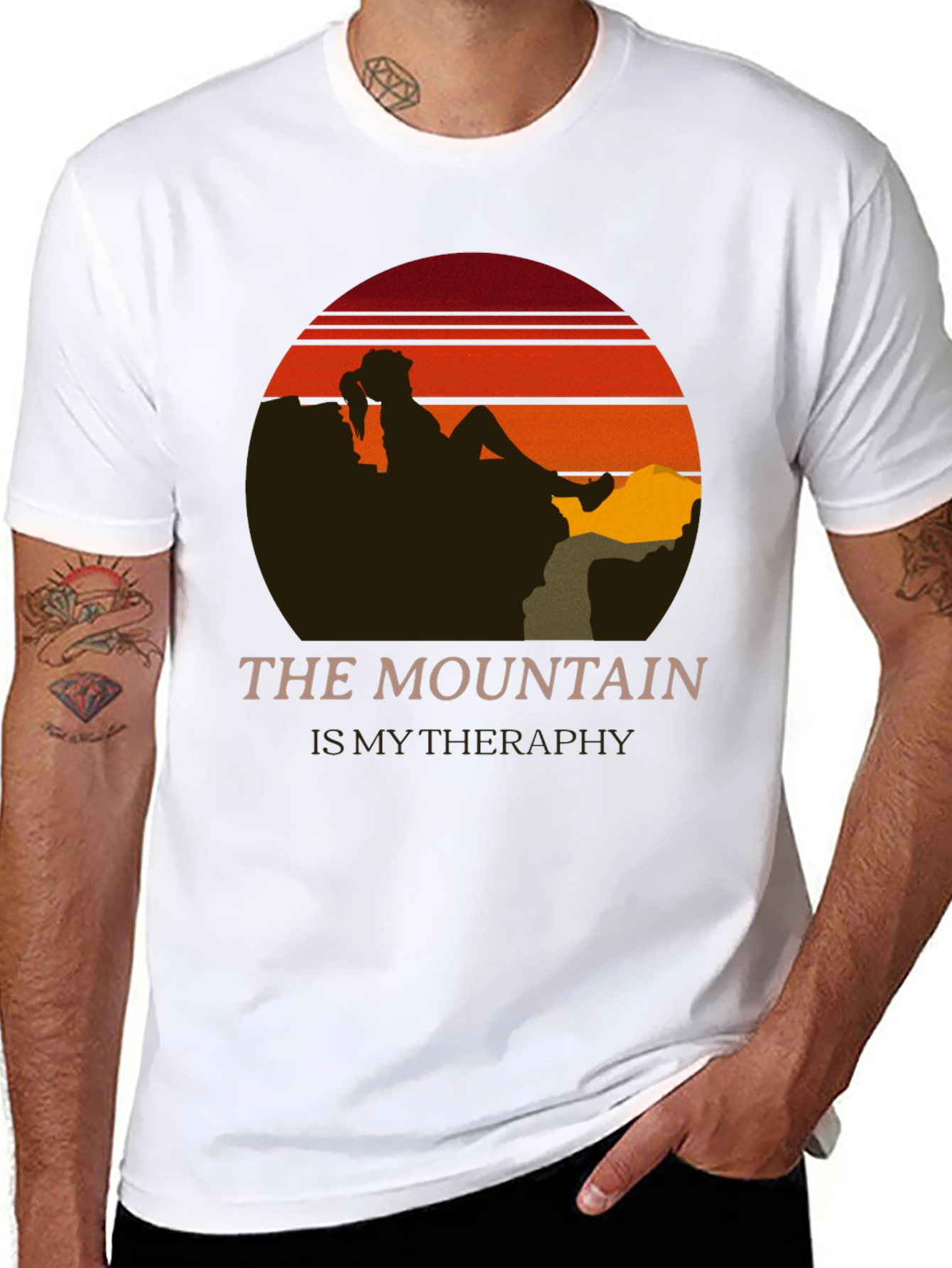 Black Mountain Therapy Graphic Tee view 8