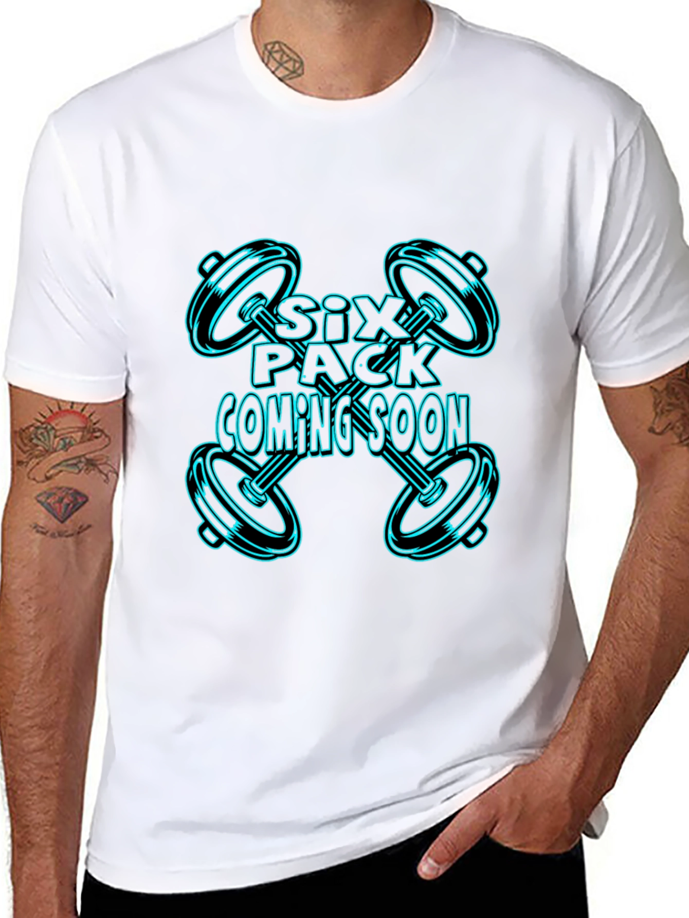 Black Six Pack Coming Soon T-Shirt view 8