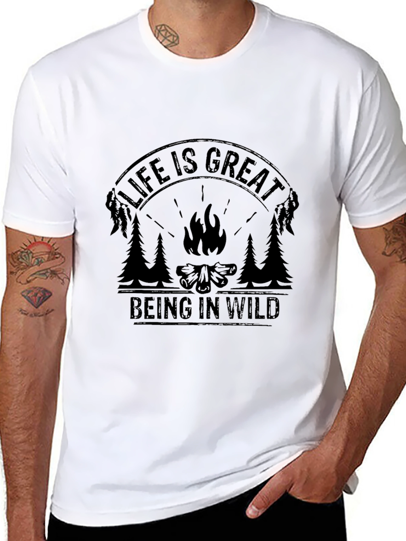 Black Life is Great Graphic Tee - Adventure Awaits! view 8