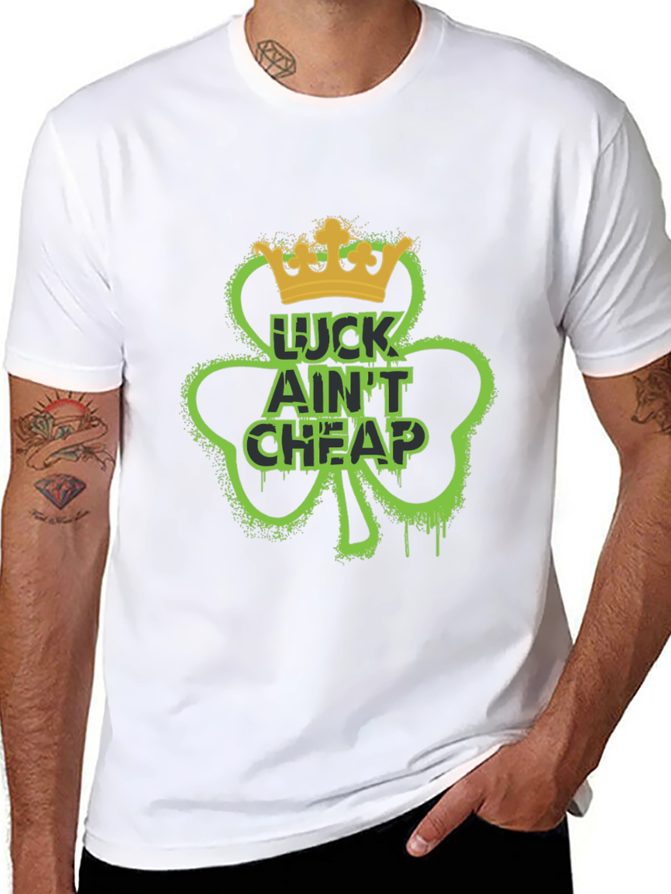 Lucky Ain't Cheap St. Patrick's Day T-Shirt - 8