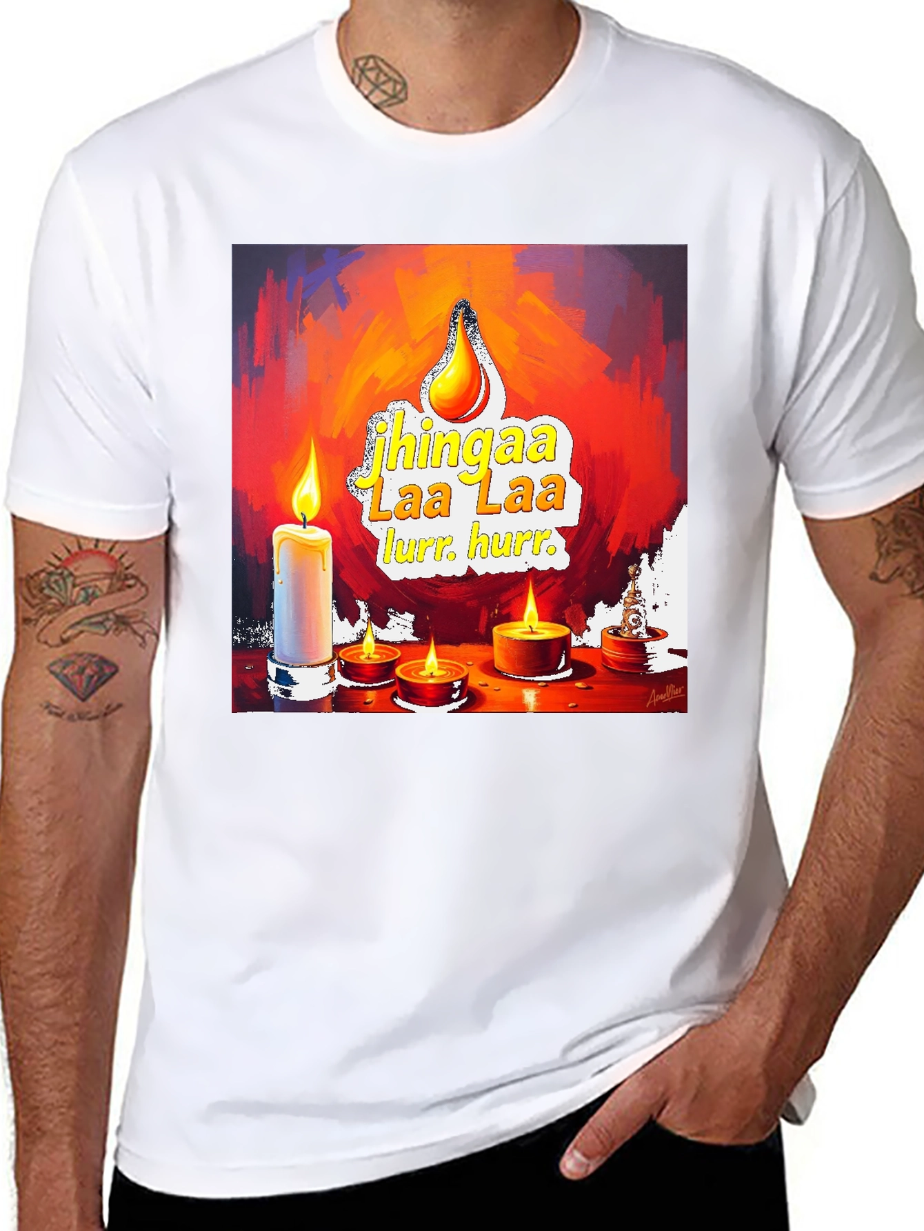 Candlelight Art Tee - 8