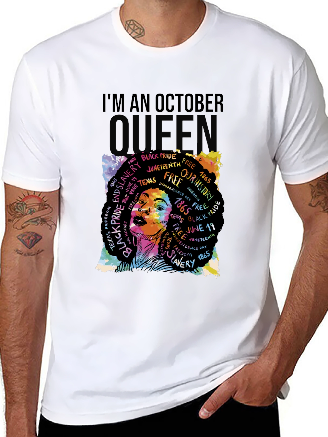 October Queen Black Pride T-Shirt - 8