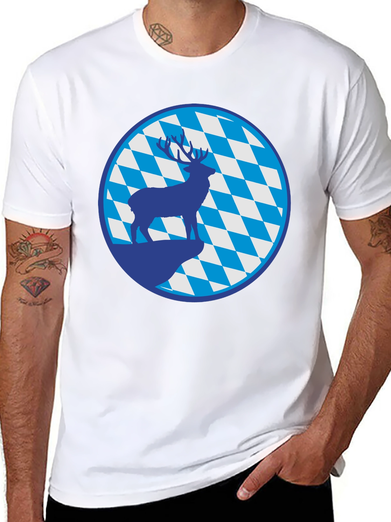Black Deer & Bavaria T-Shirt view 8