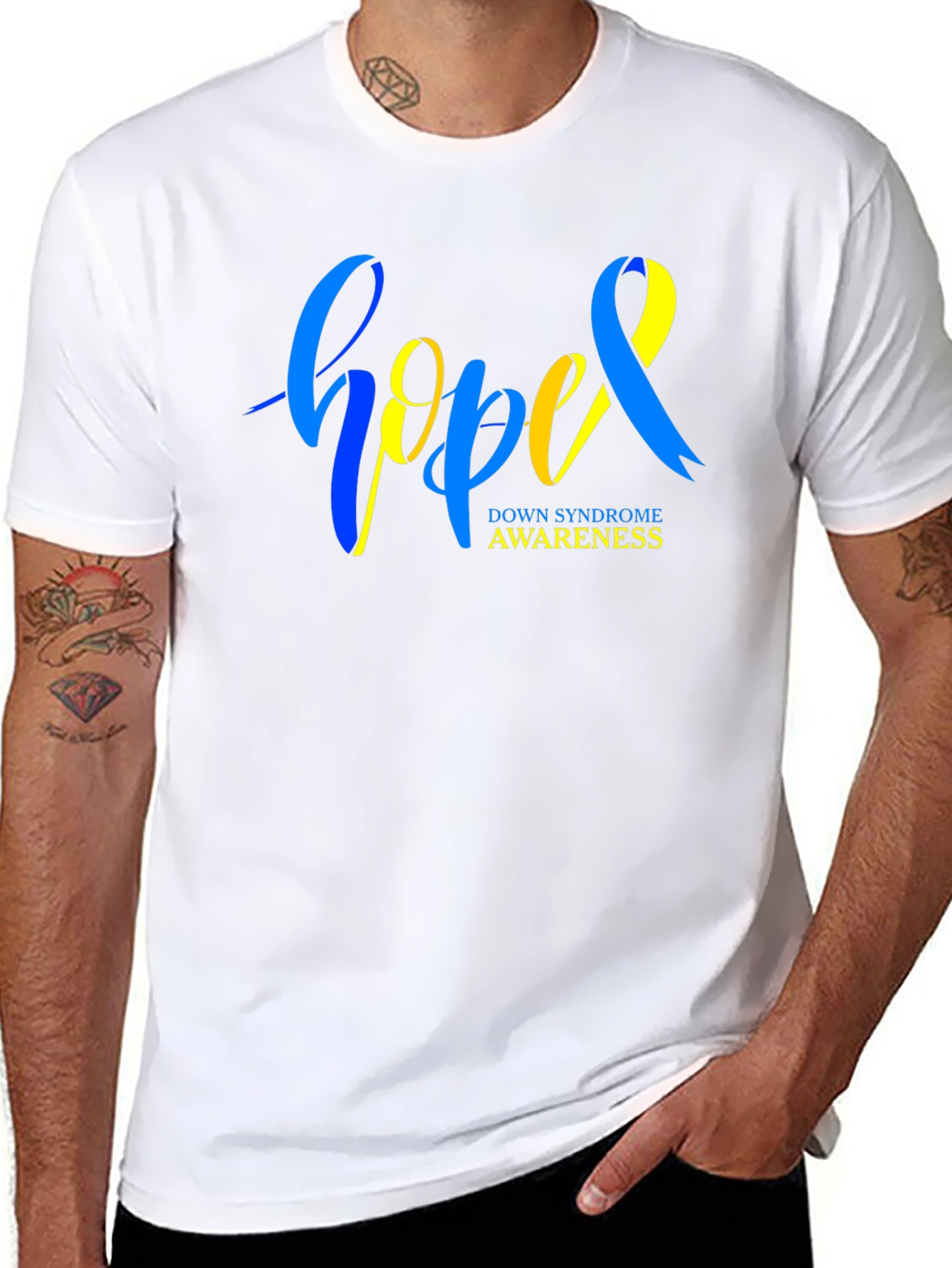 Hope Down Syndrome Awareness T-Shirt - 8