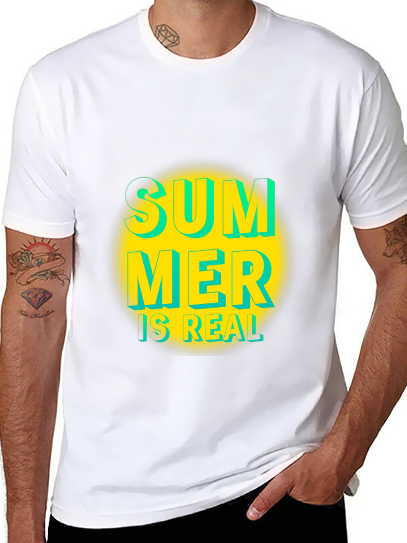 Black Summer is Real Graphic T-Shirt view 8