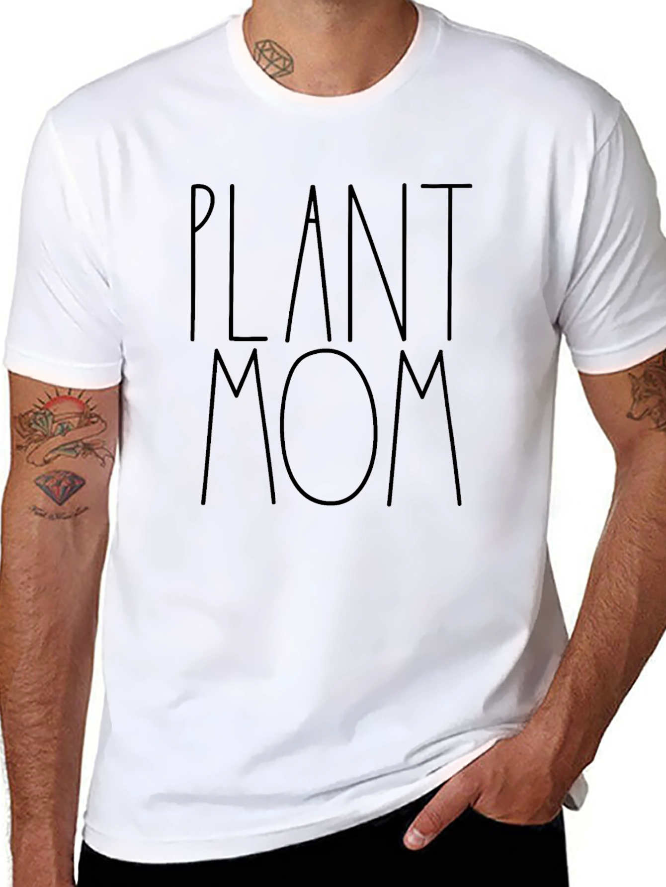 Plant Mom T-Shirt - Black Graphic Tee for Plant Lovers - 8