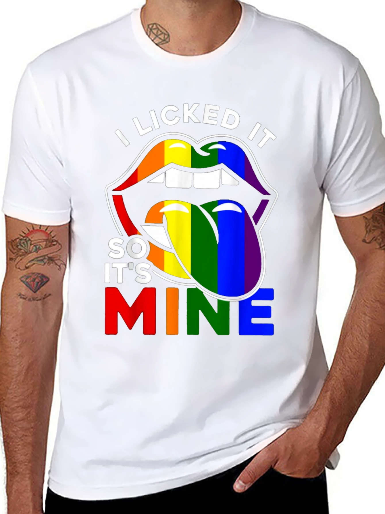 I Licked It So It's Mine Pride T-Shirt - 8