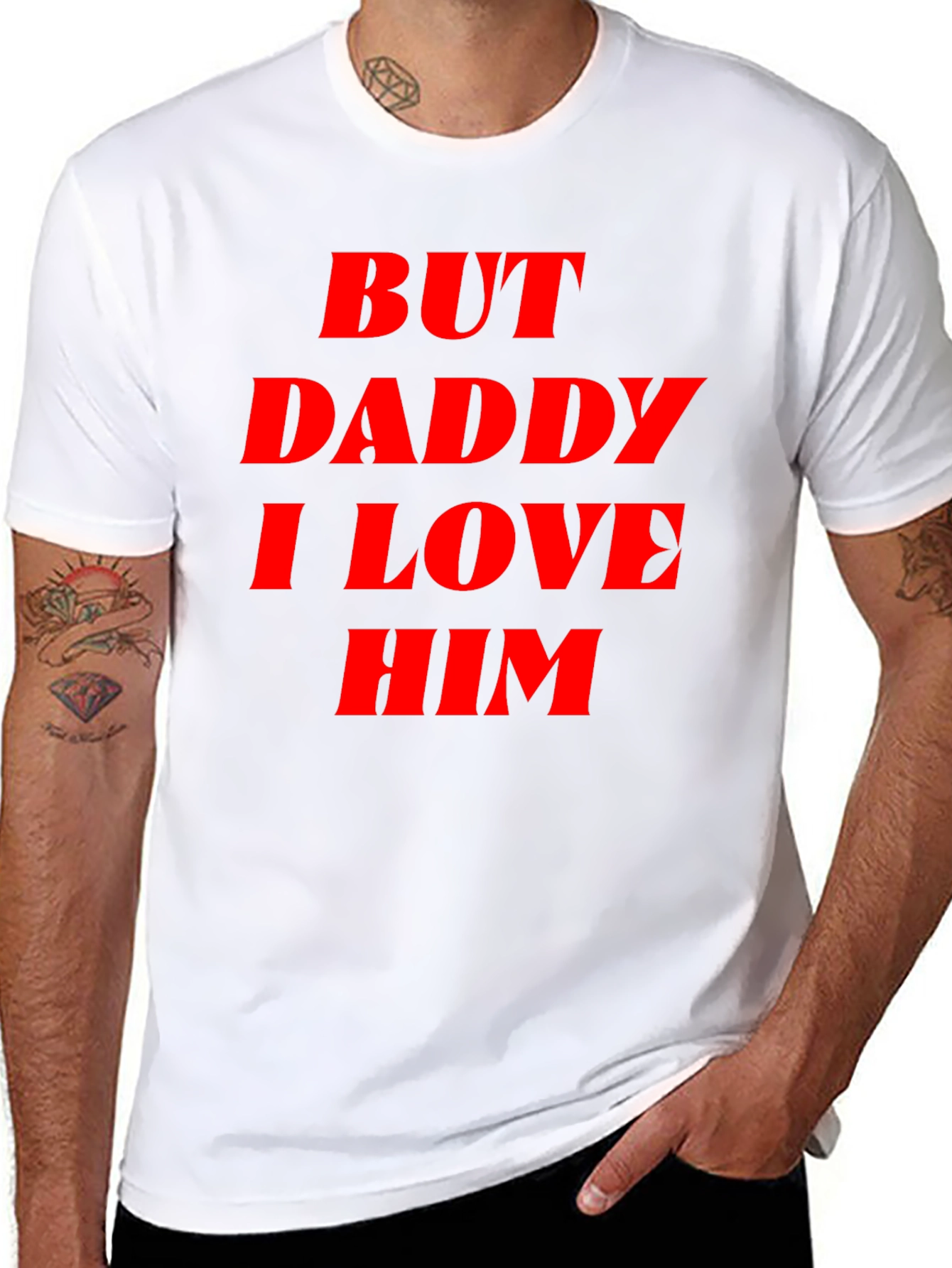 Black But Daddy I Love Him T-Shirt - Trendy Statement Tee view 8