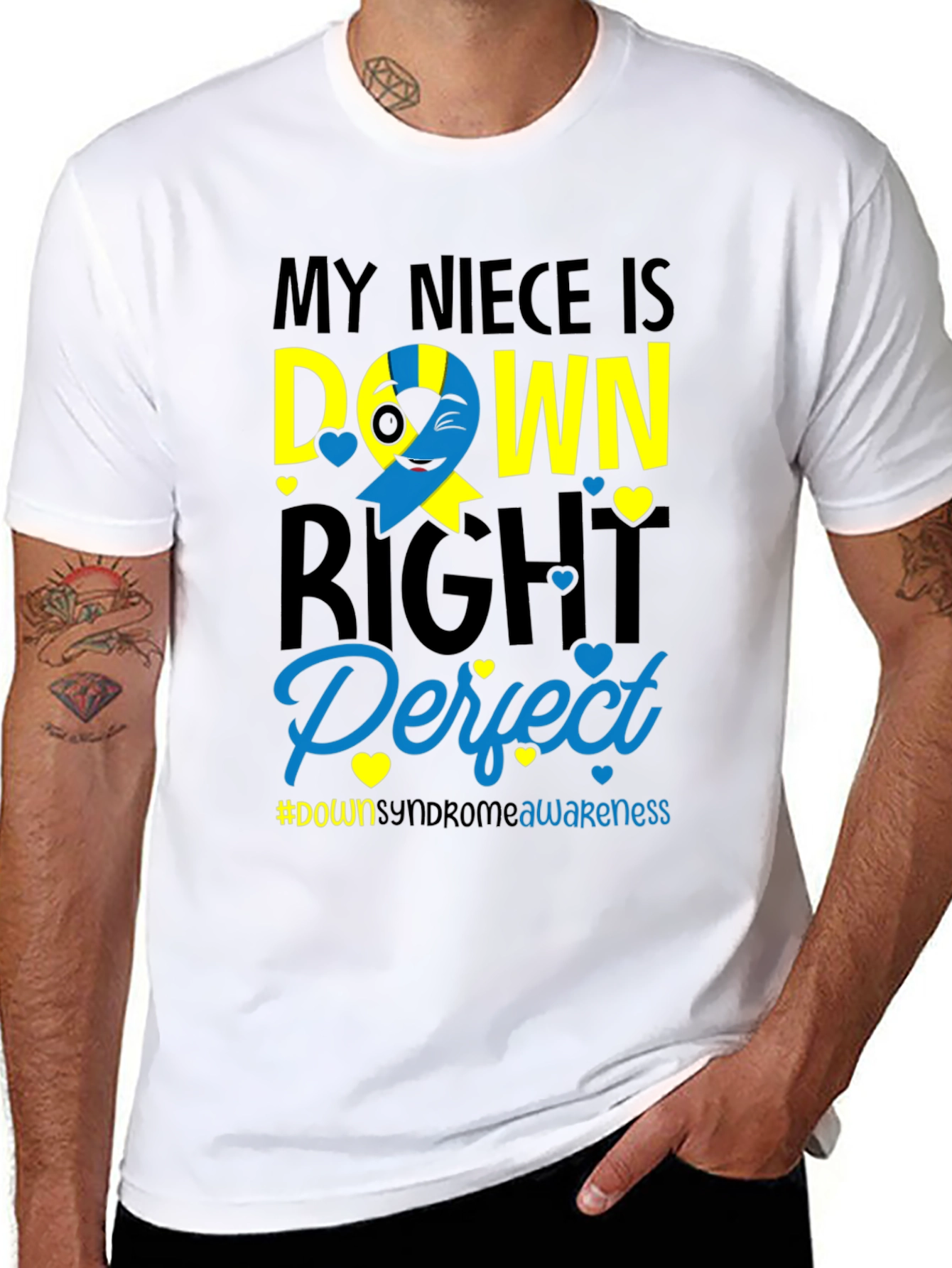 My Niece Is Down Right Perfect T-Shirt - 8