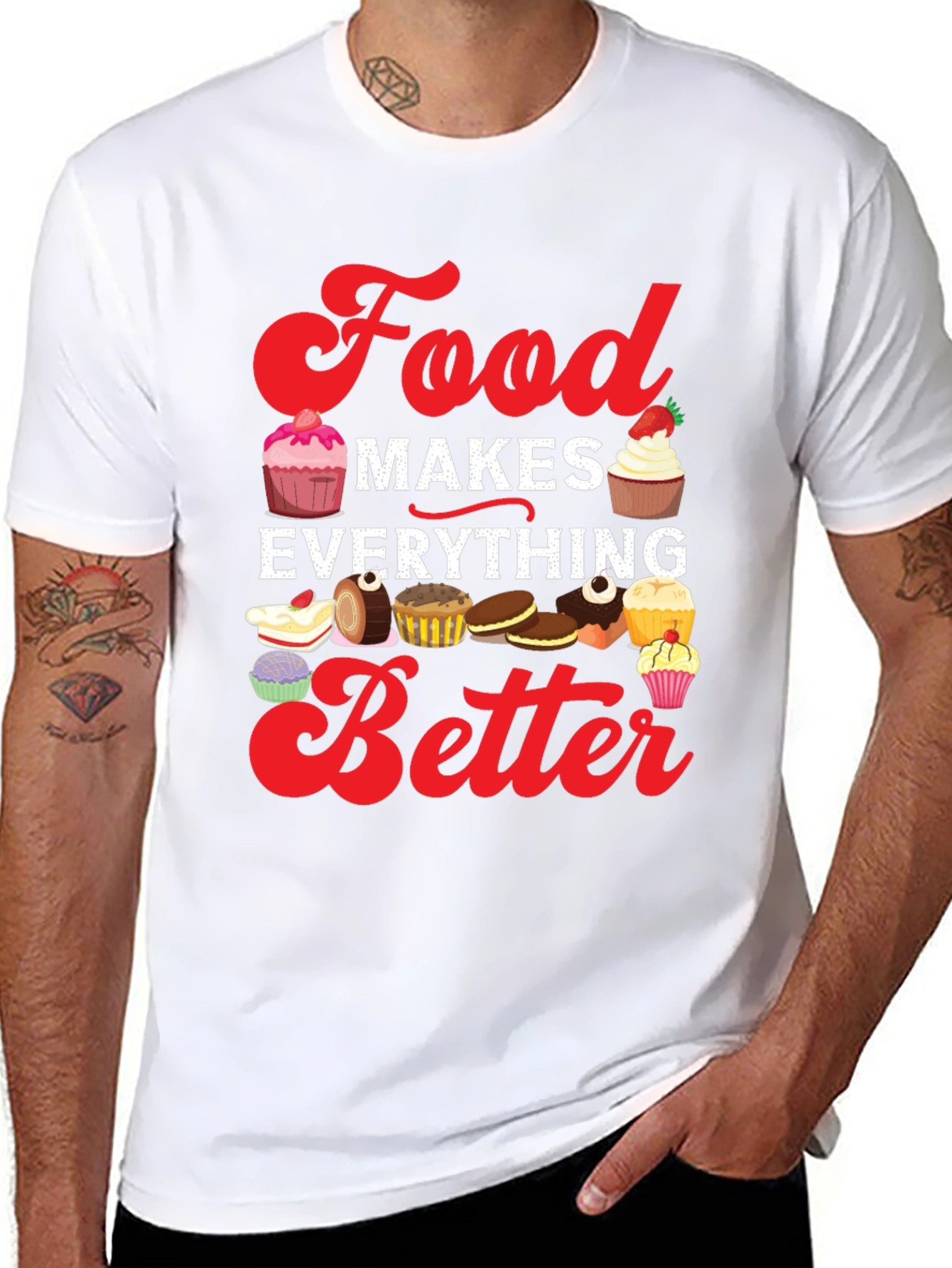 Food Makes Everything Better T-Shirt - 8
