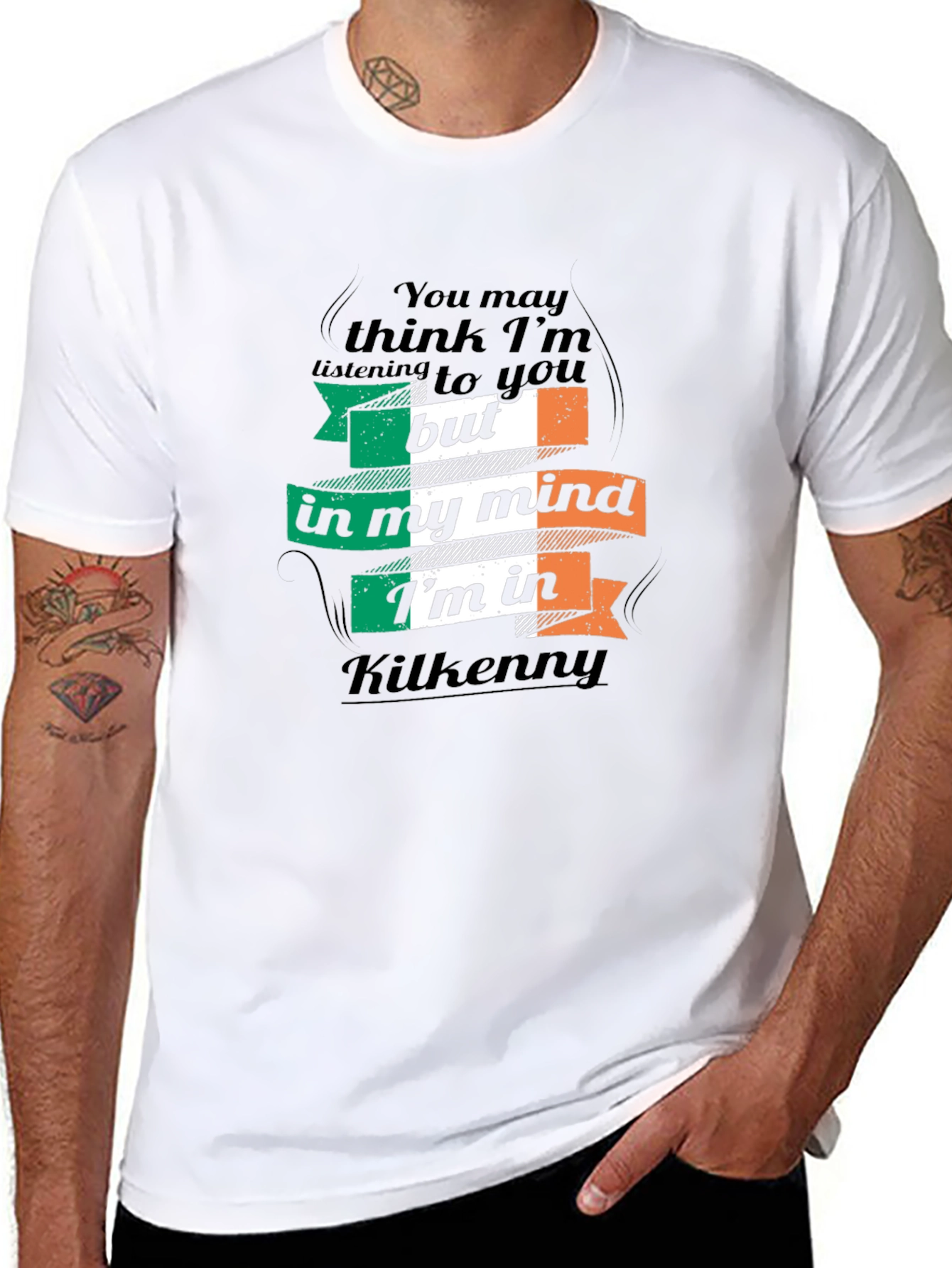 Black Kilkenny Ireland Mind T-Shirt Funny Irish Pride Tee view 8
