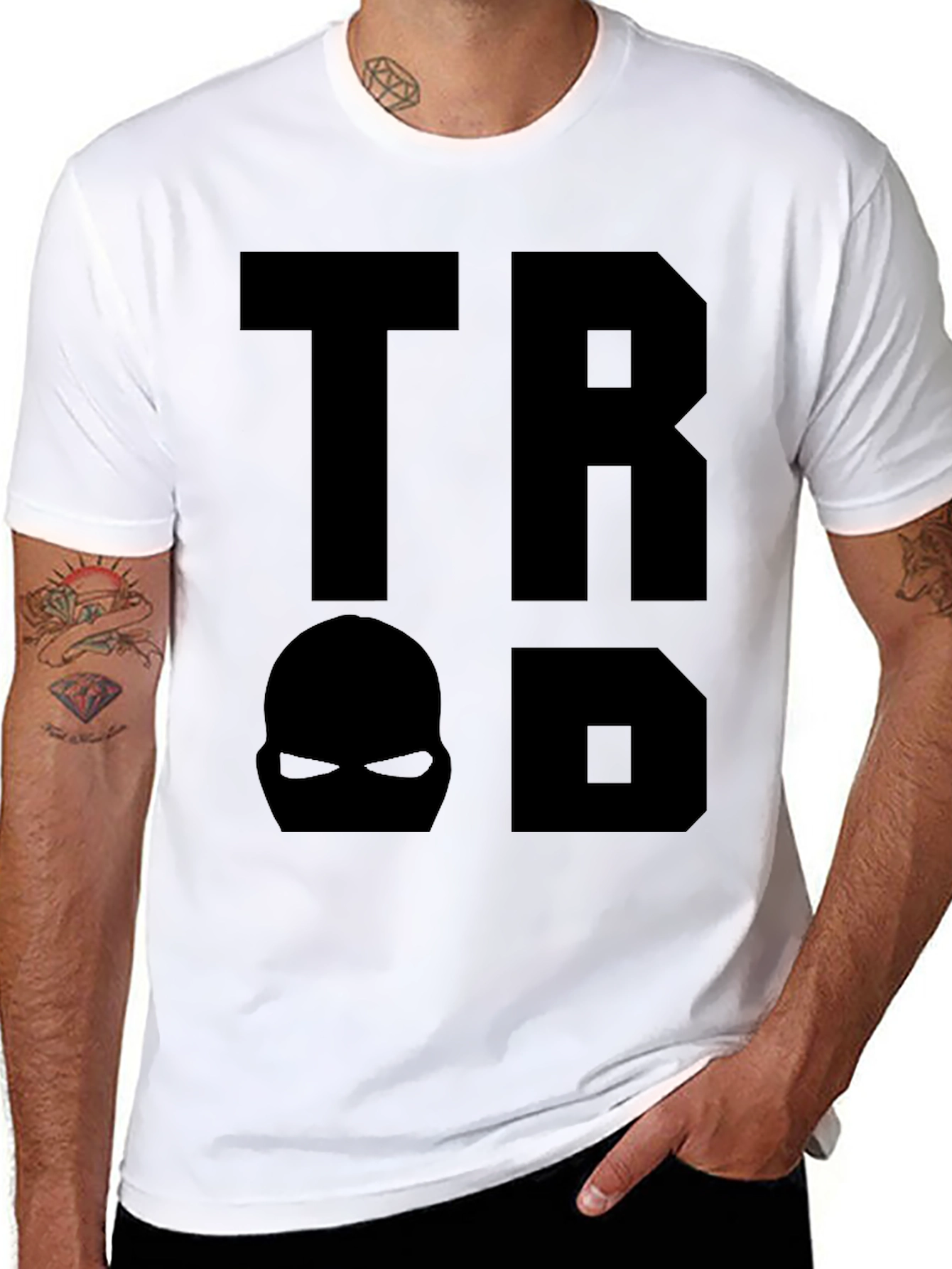 Black TROD Graphic T-Shirt view 8