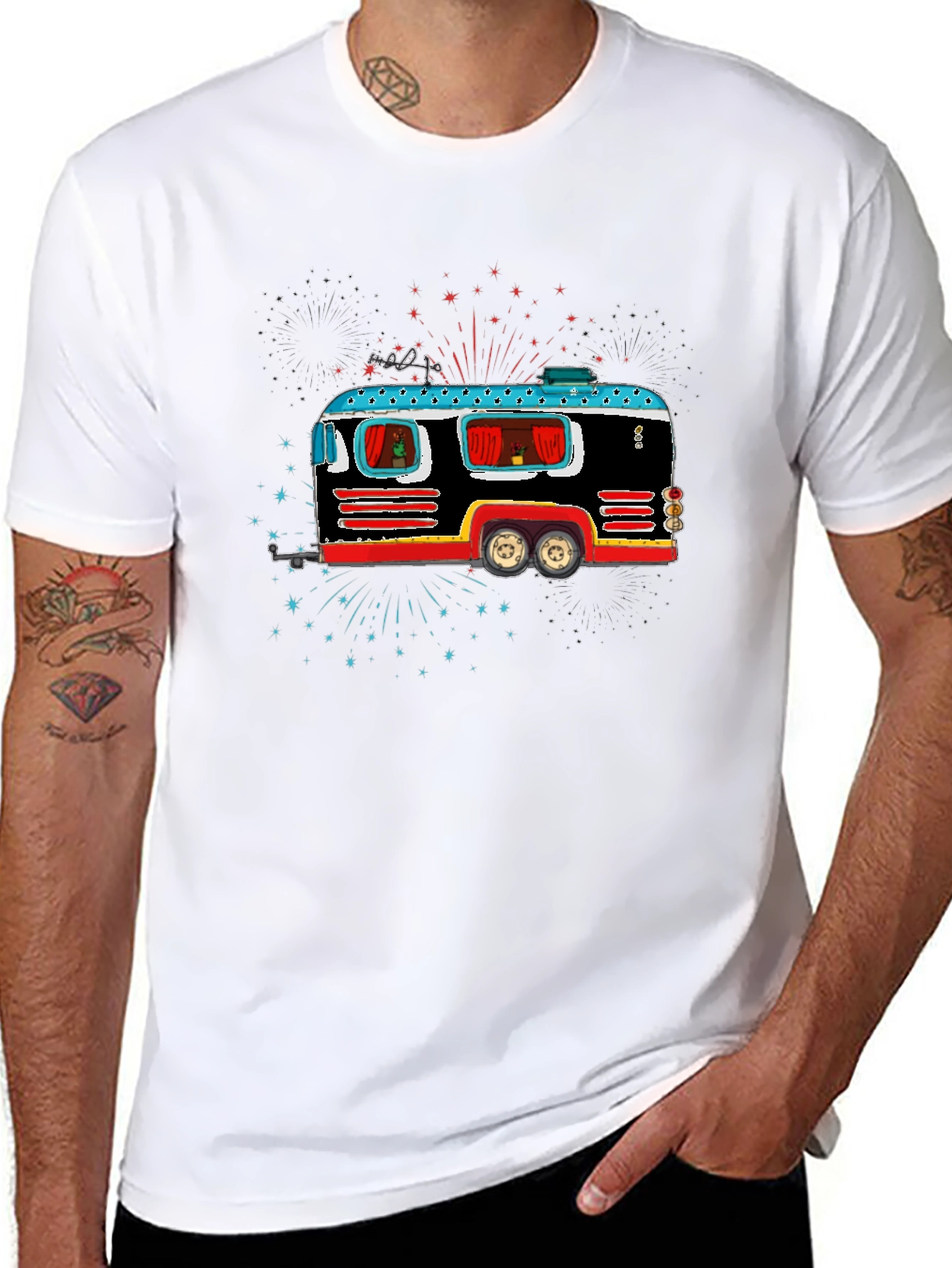 Vintage Camper T-Shirt - Retro RV Tee - 8