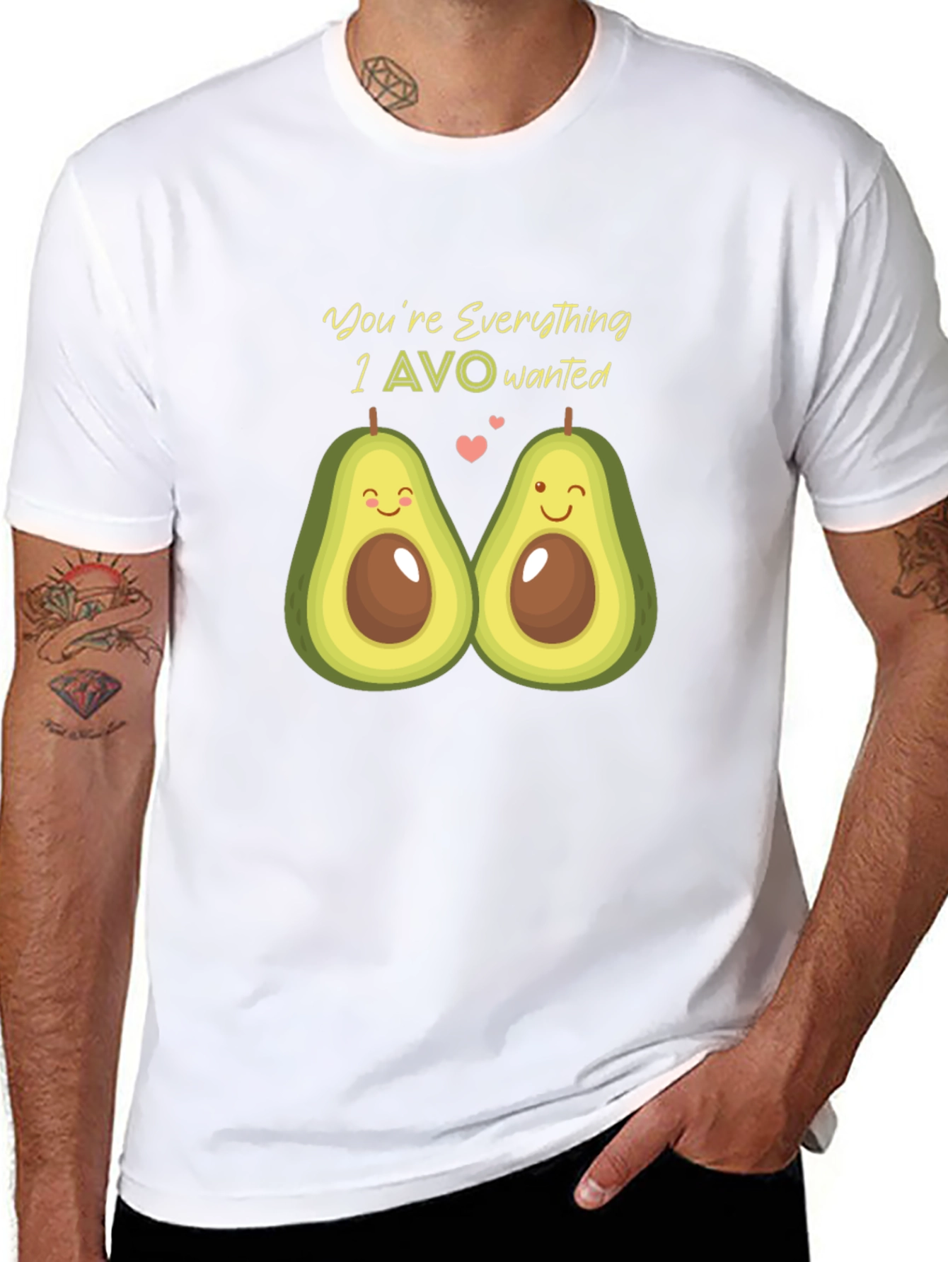 Black Avocado Love T-Shirt - You're Everything I AVO Wanted view 8