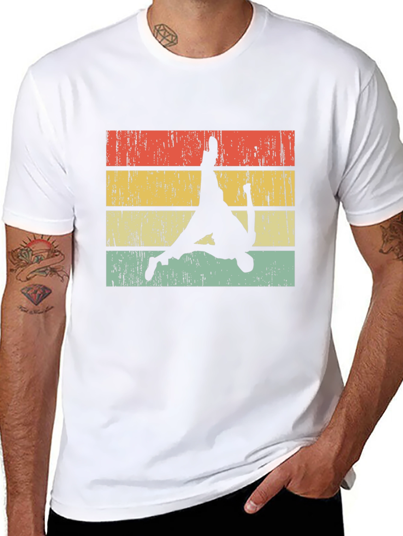 Black Retro Breakdance T-Shirt - Vintage Style view 8