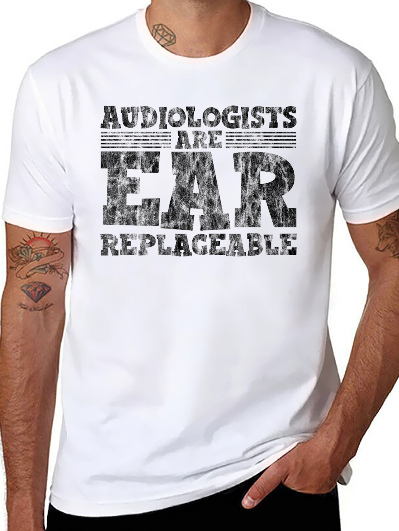 Black Audiologists Are Ear Replaceable T-Shirt view 8