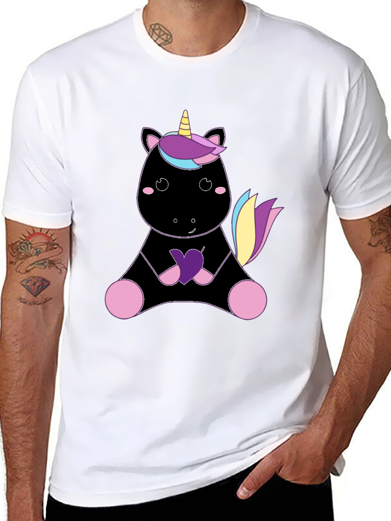 Unicorn Graphic Tee - Soft Cotton Blend - 8