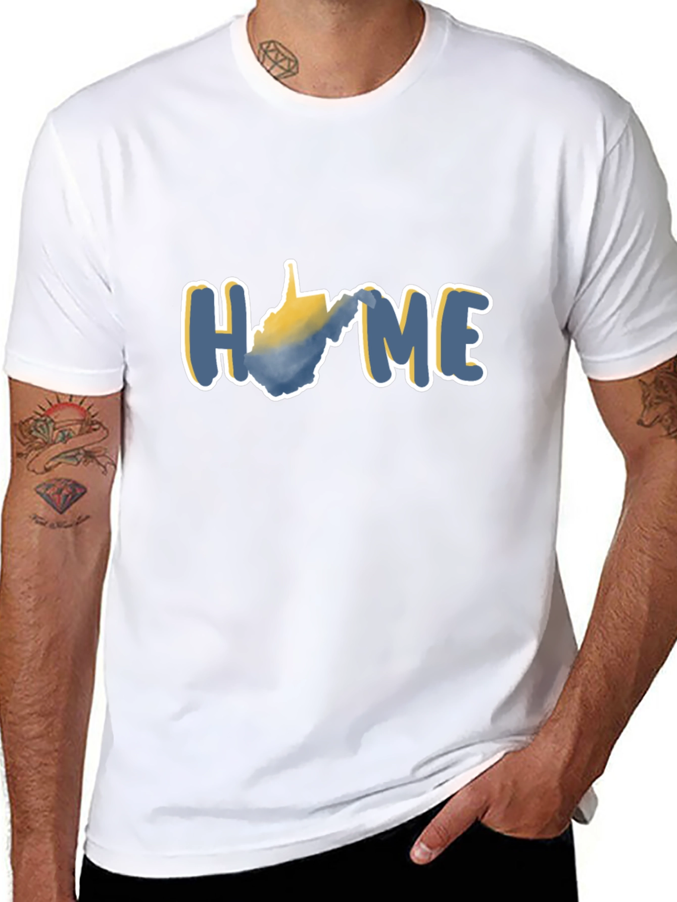 West Virginia Home State Pride T-Shirt - 8