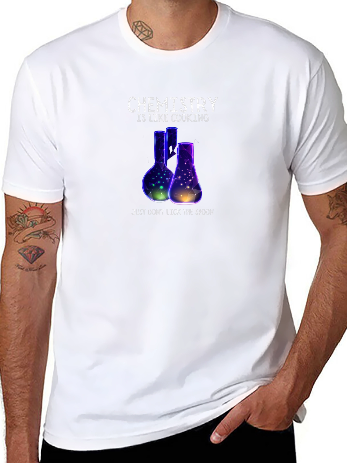Black Chemistry is Like Cooking T-Shirt view 8
