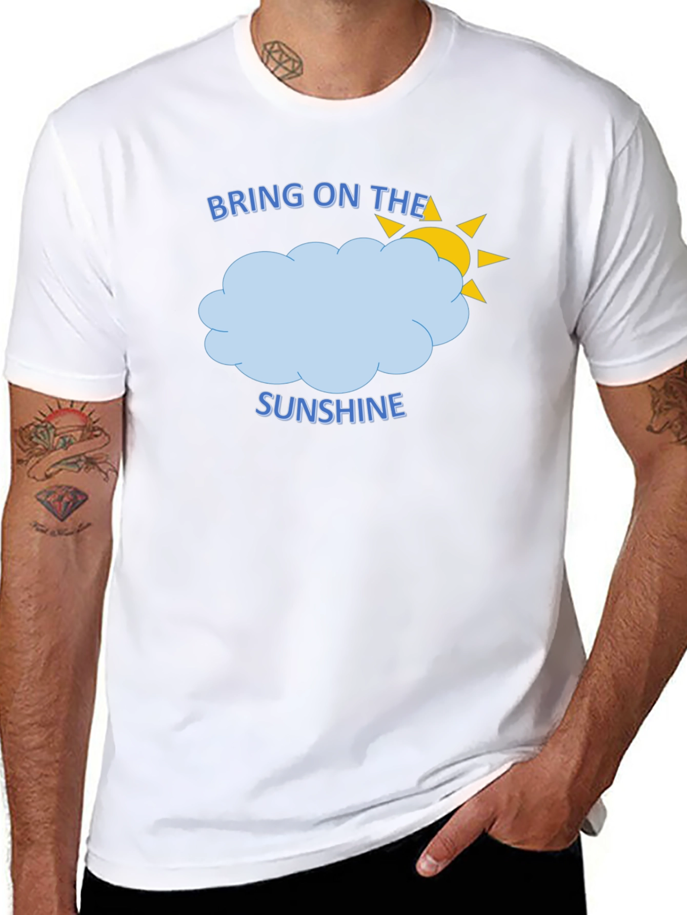 Black Bring on the Sunshine Graphic Tee view 8