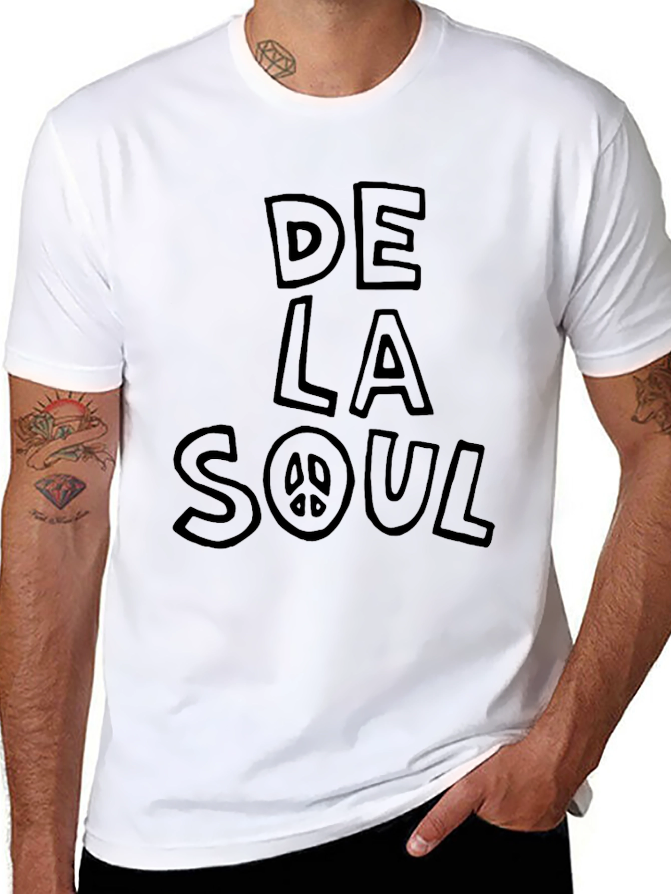 Black De La Soul Black T-Shirt view 8