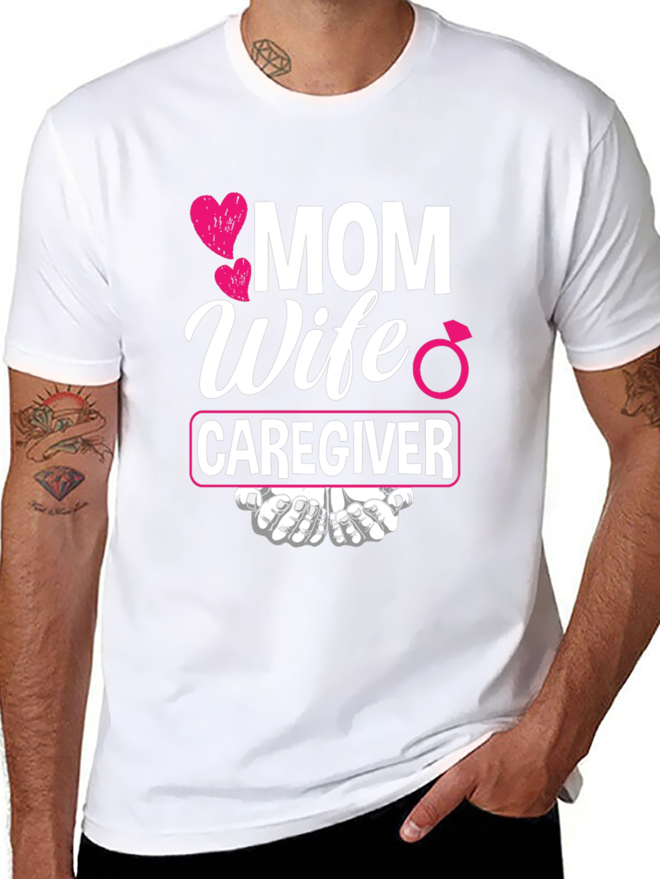 Mom Wife Caregiver T-Shirt - Ideal Gift! - 8