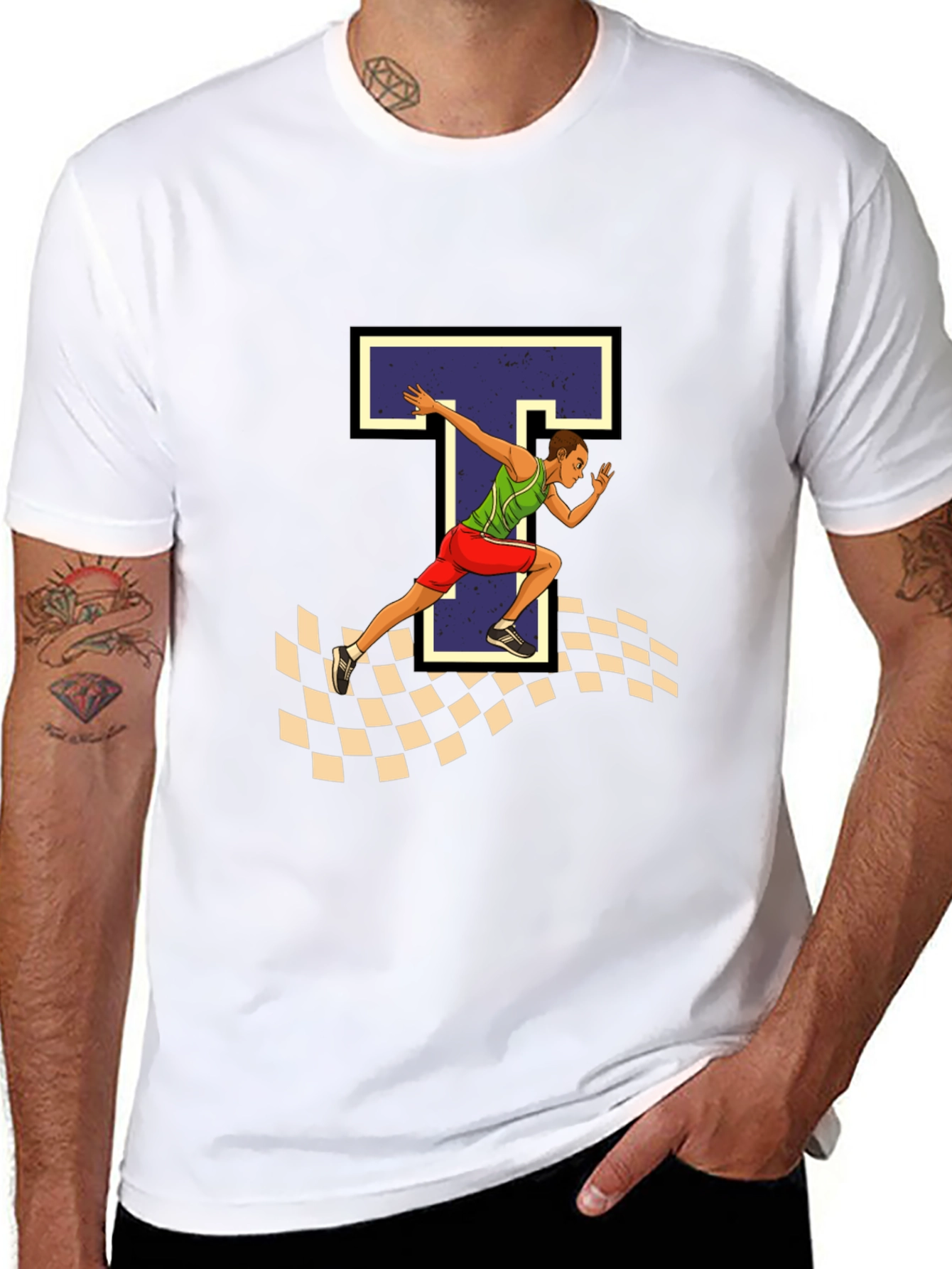 Black Runner T-Shirt - Stylish Athletic Tee view 8