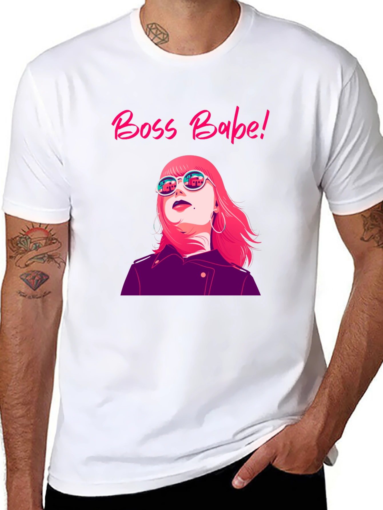 Black Boss Babe Graphic Tee - Stylish & Empowering view 8