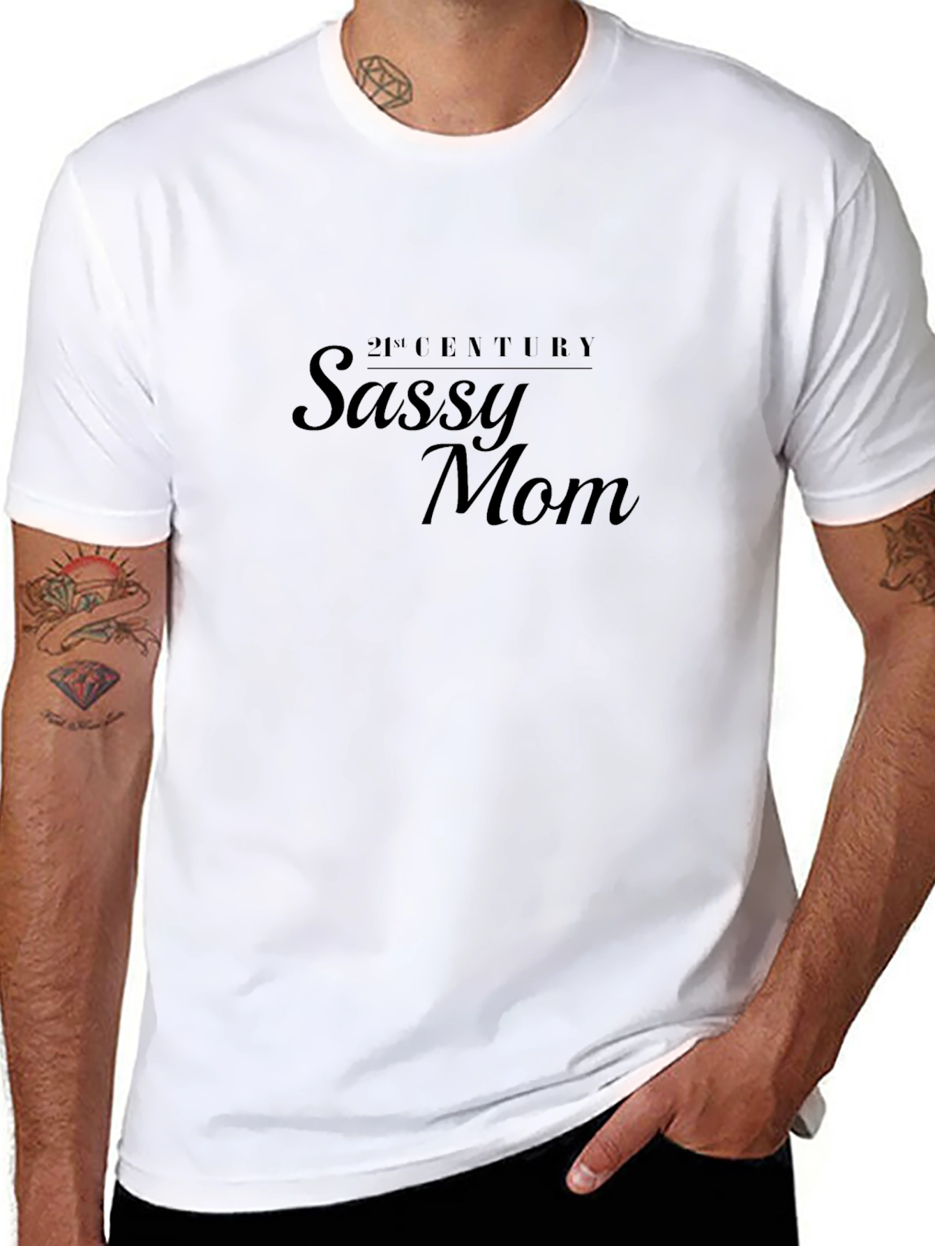 Black Sassy Mom Tee - 21st Century Style view 8