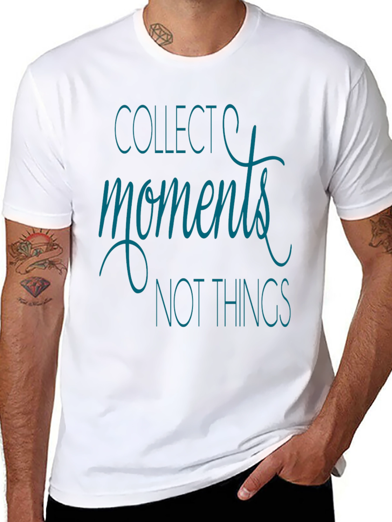 Black Collect Moments Graphic Tee - Black Short Sleeve Shirt view 8
