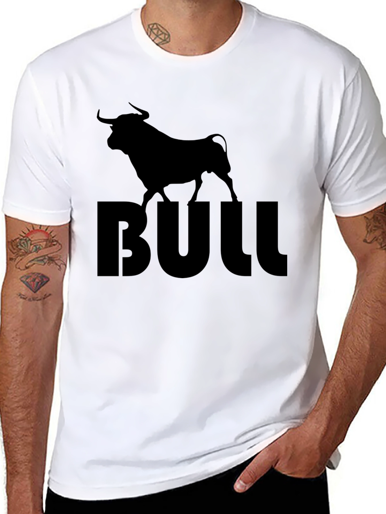 Black Black Bull T-Shirt - Bold Graphic Tee view 8