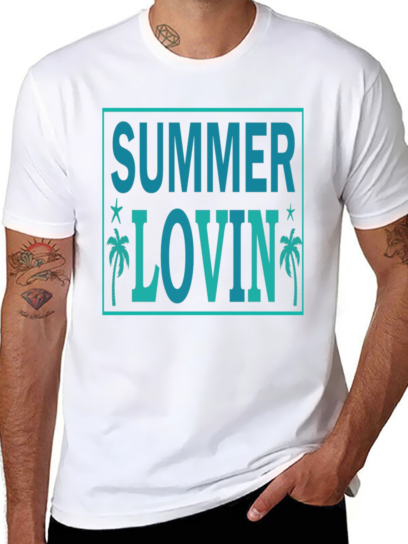 Black Summer Lovin' Graphic Tee view 8