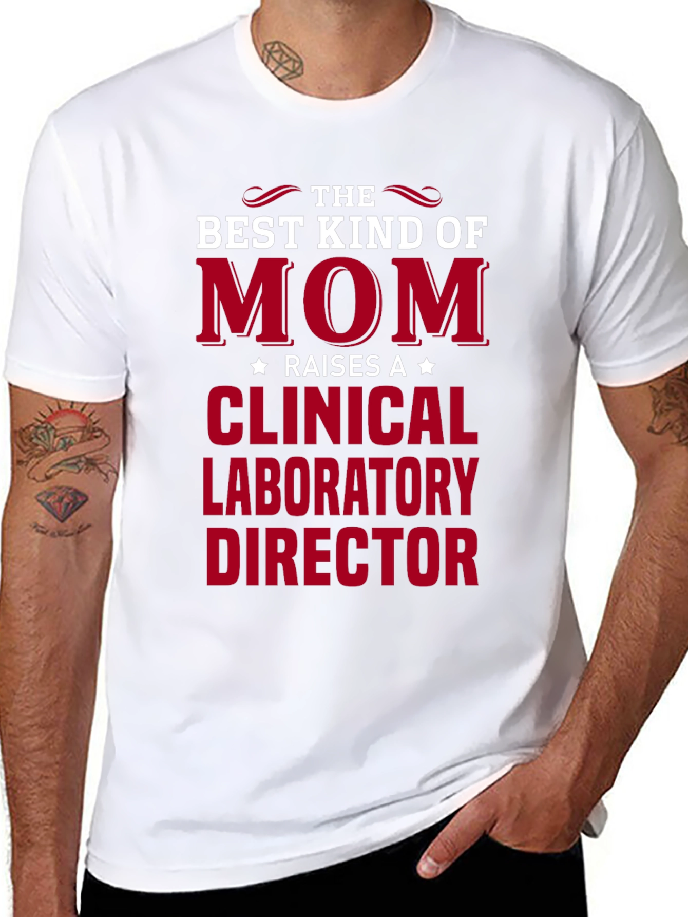 Black Best Kind of Mom T-Shirt - Clinical Laboratory Director view 8