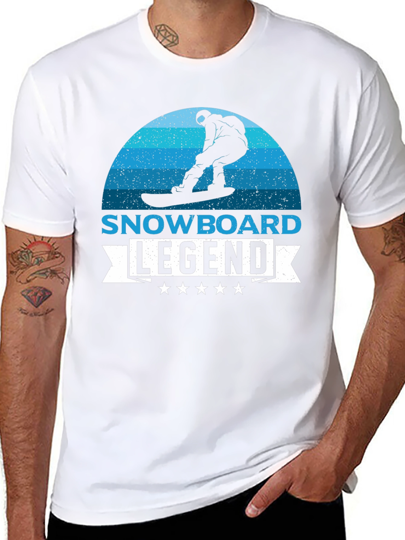Snowboard Legend Graphic Tee - Ride in Style! - 8