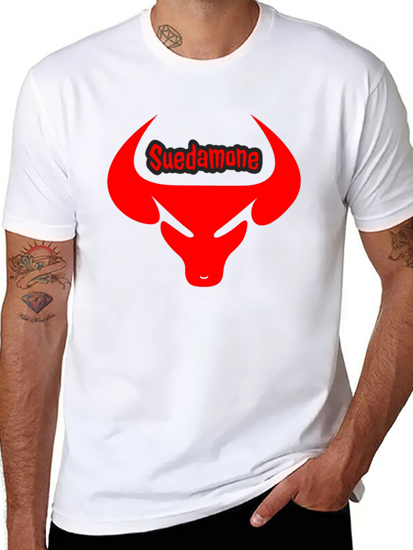 Black Red Bull T-Shirt - Black Cotton Blend view 8