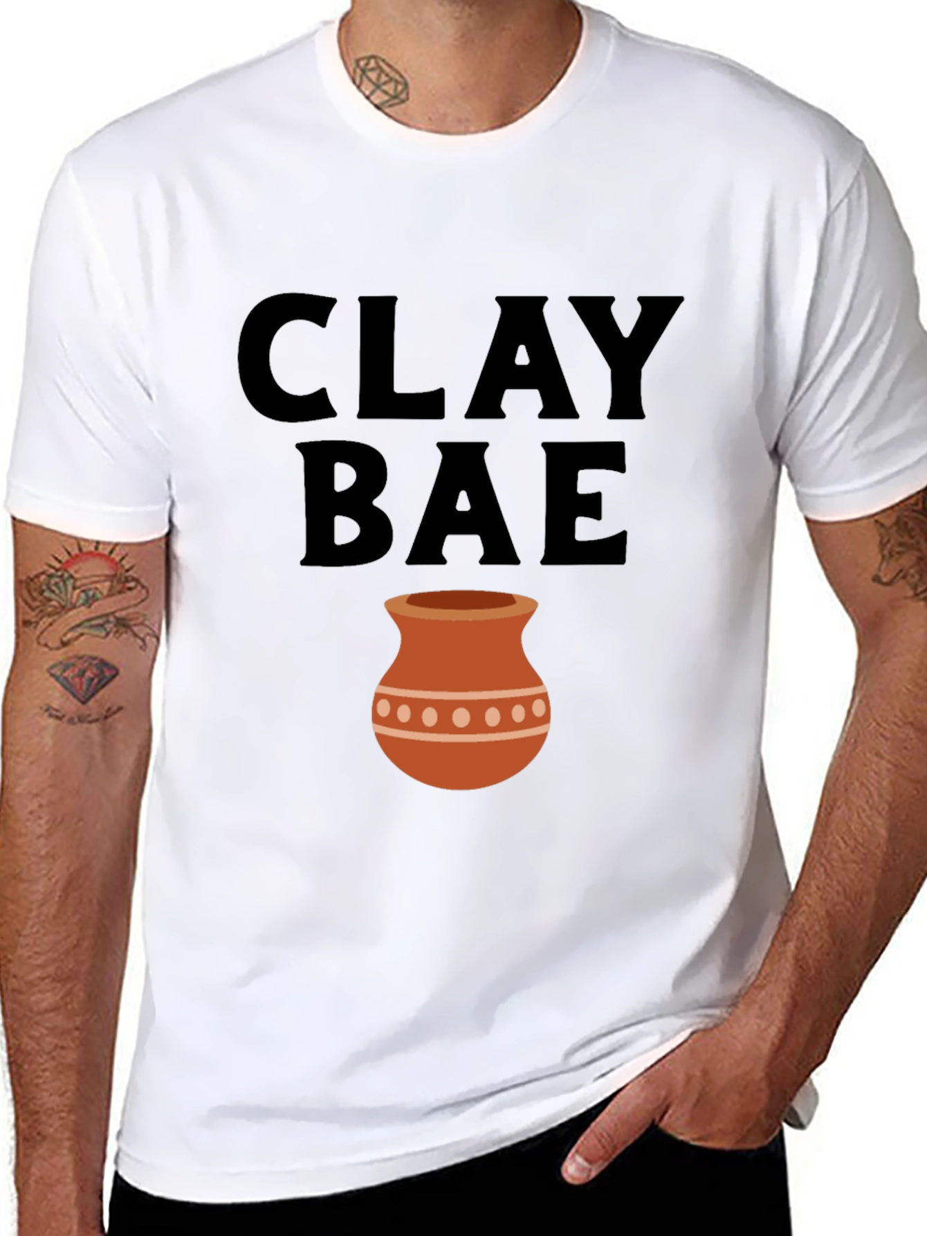 Black Clay Bae Graphic T-Shirt - Potter Lover Tee view 8