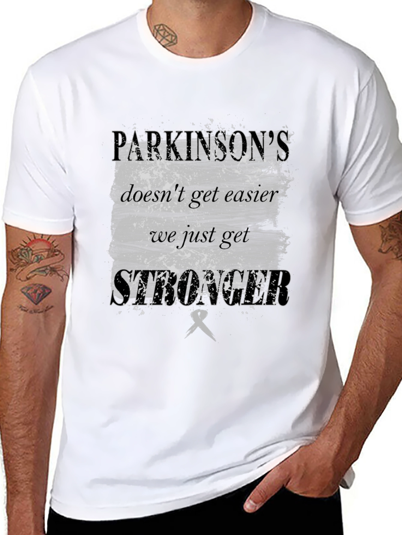 Parkinson's Awareness Graphic T-Shirt - Stronger Together - 8