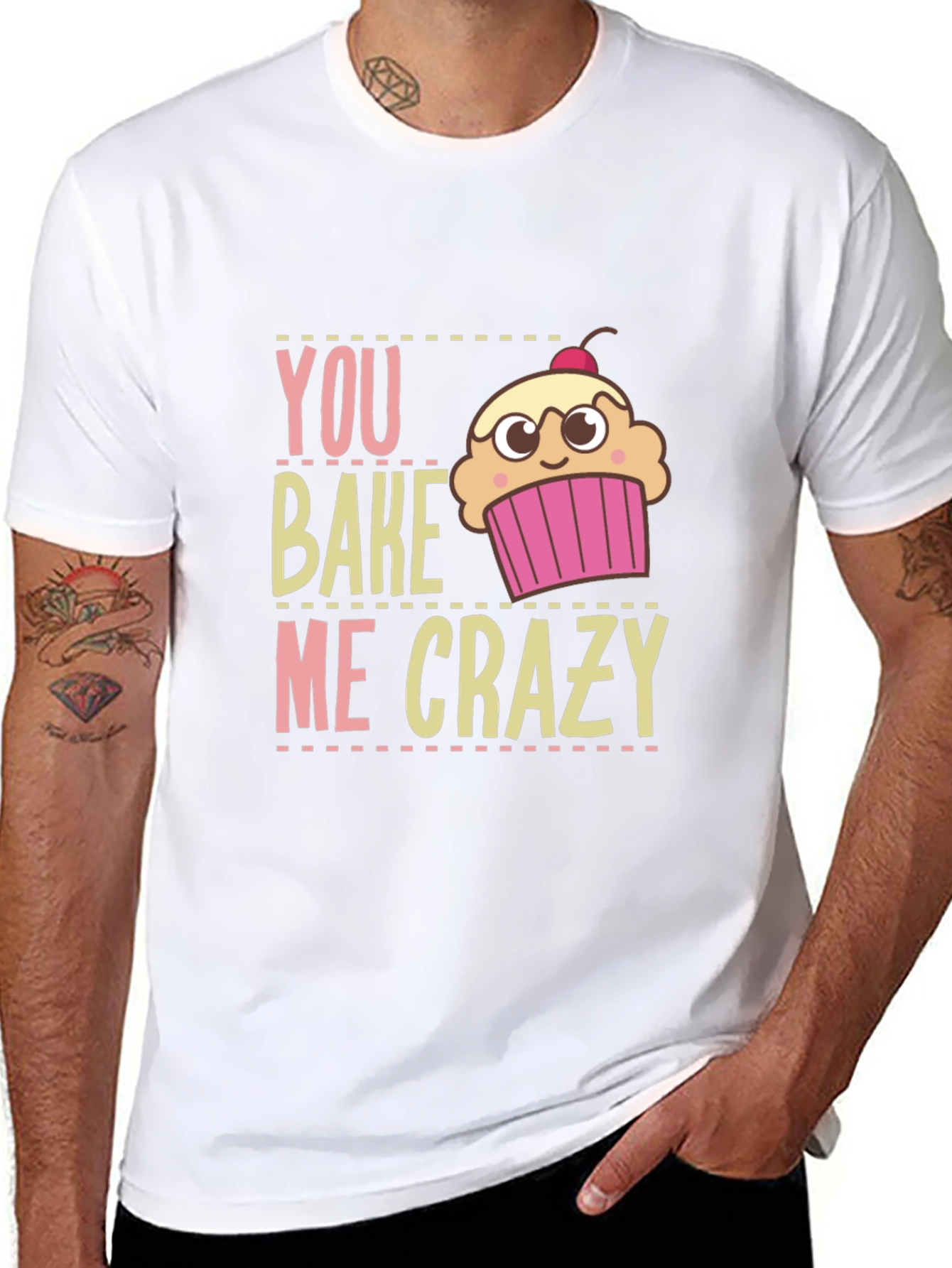 Black You Bake Me Crazy Graphic T-Shirt view 8