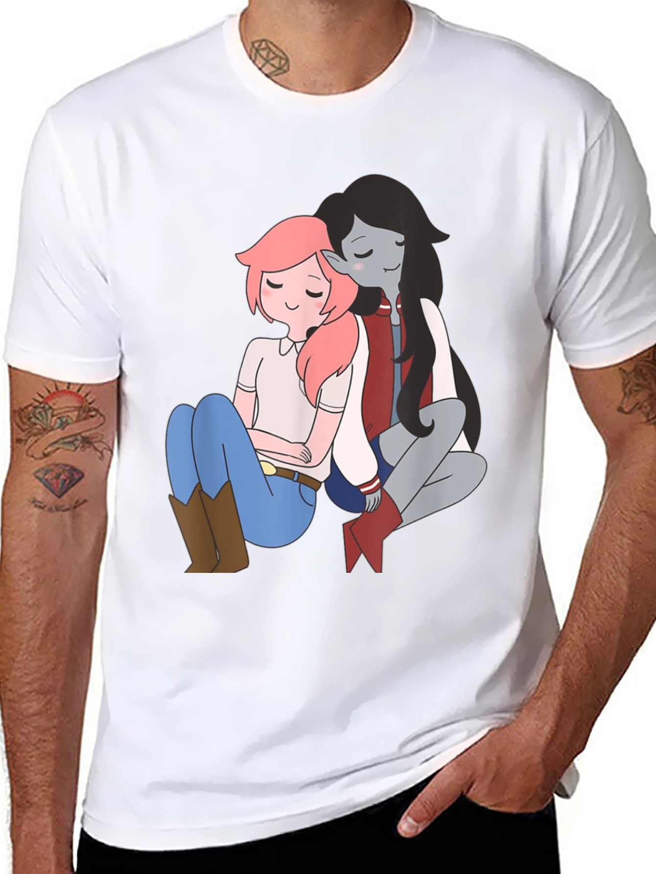 Adventure Time Tee: Princess Bubblegum & Marceline - 8