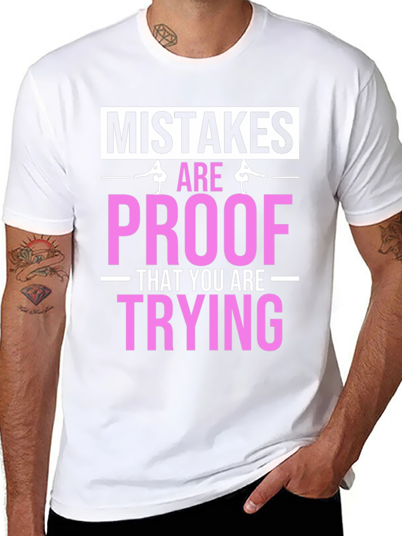 Black Mistakes are Proof T-Shirt view 8