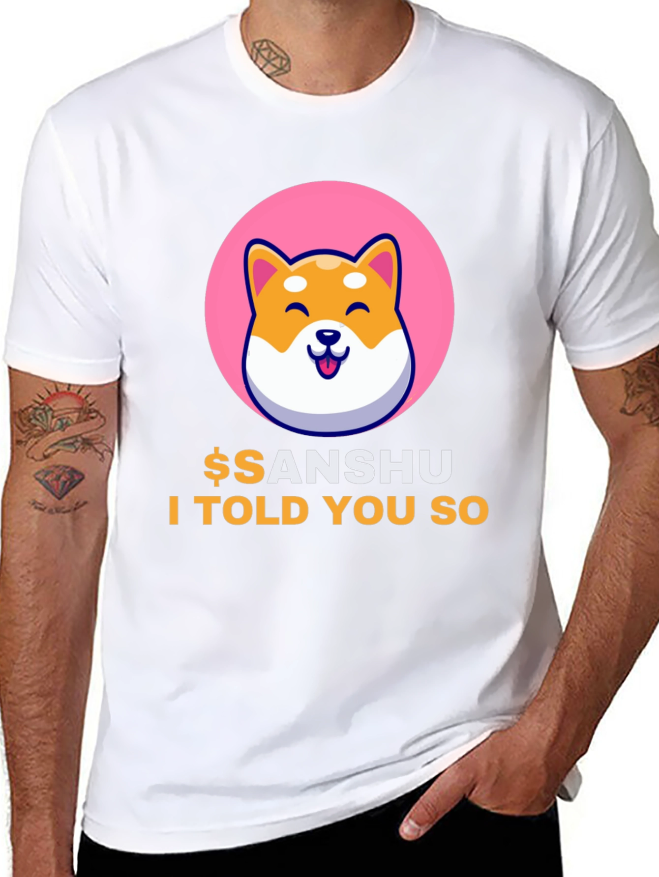 Sanshu Inu Crypto Meme T-Shirt - 8